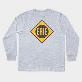 Erie Railroad Kids Long Sleeve T-Shirt